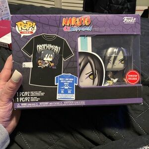 NIB Pop! and Tee Naruto Shippuden Exclusive